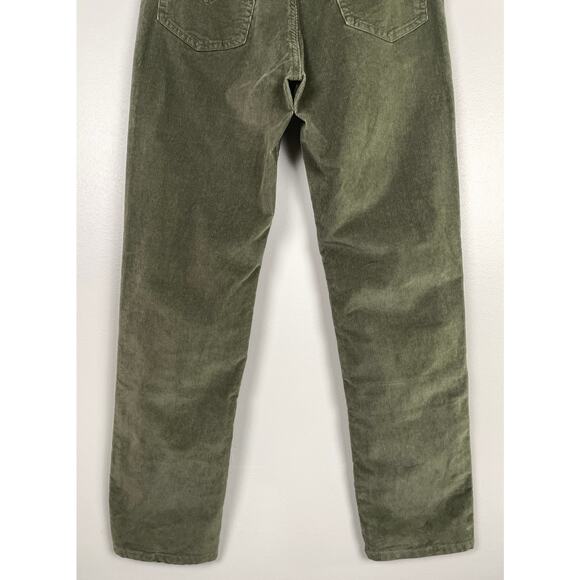 Levi’s 724 High Rise Straight Corduroy Pants Ivy Green Women’s 30 Casual Holiday - Picture 13 of 16